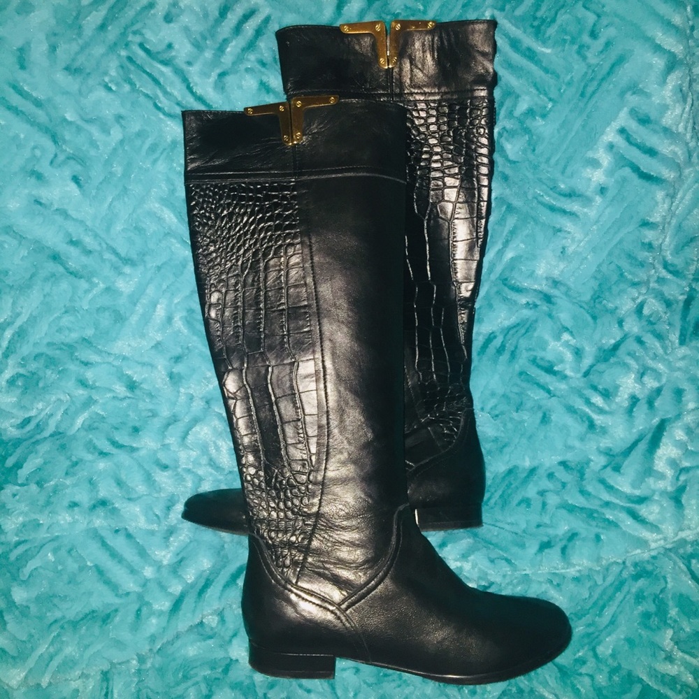 Italian Leather Riding Boots - Almost New